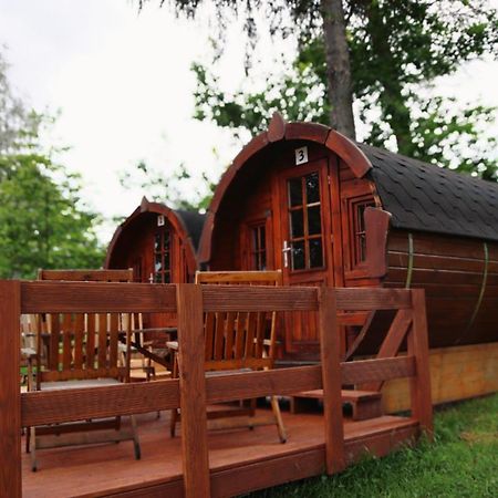 Campingplatz Koberbachtalsperre - Campingfass Mieten Langenbernsdorf Exterior foto