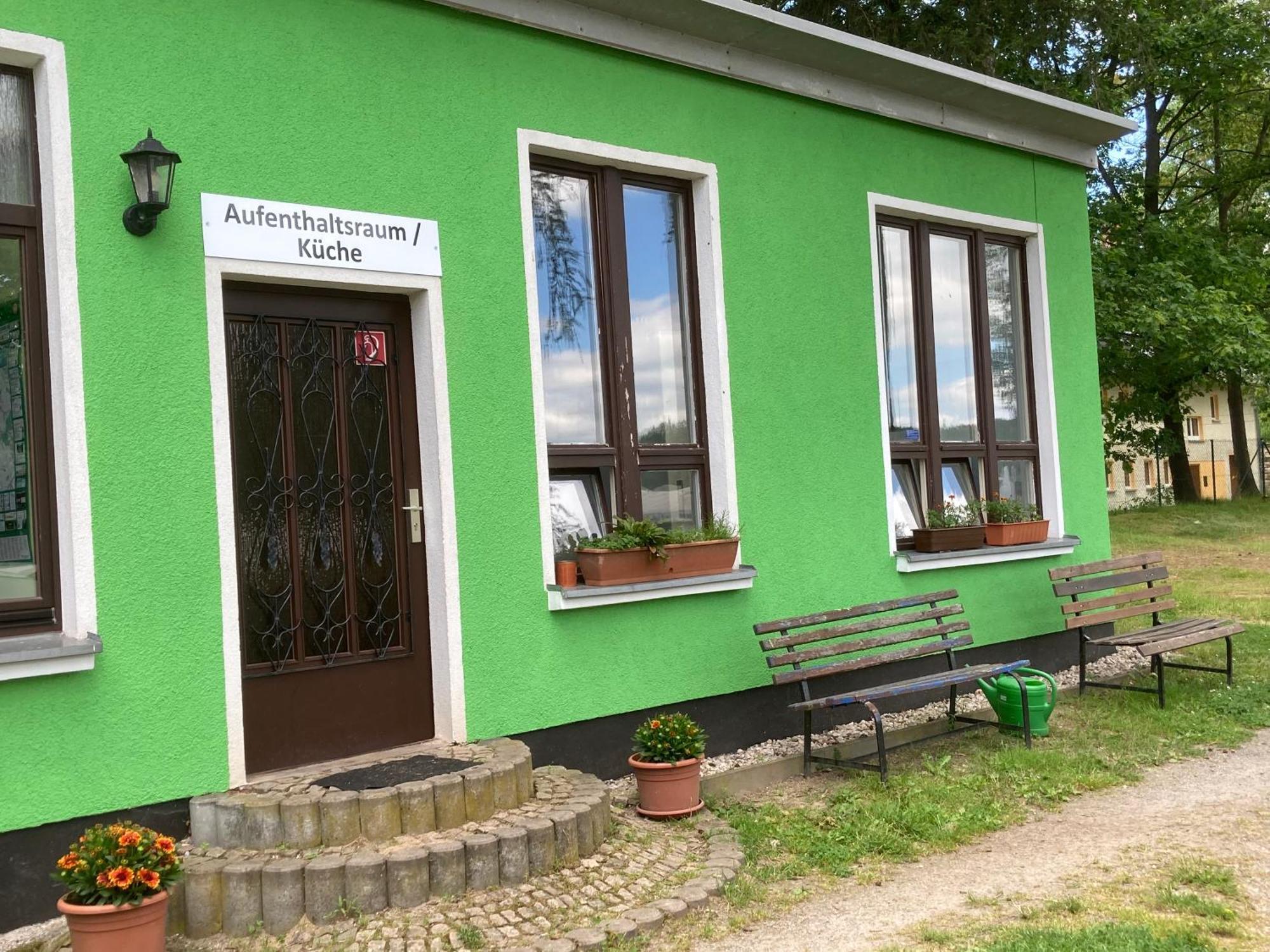 Campingplatz Koberbachtalsperre - Campingfass Mieten Langenbernsdorf Exterior foto