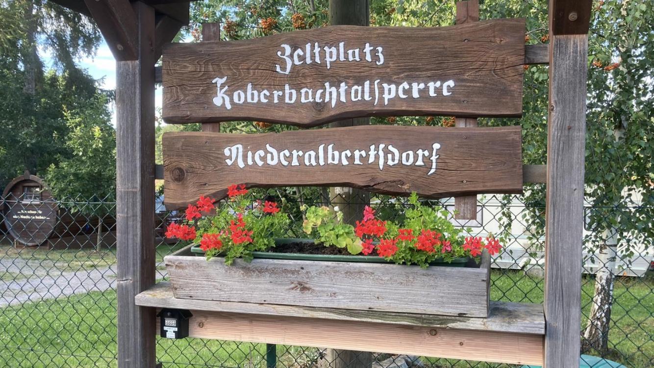 Campingplatz Koberbachtalsperre - Campingfass Mieten Langenbernsdorf Exterior foto